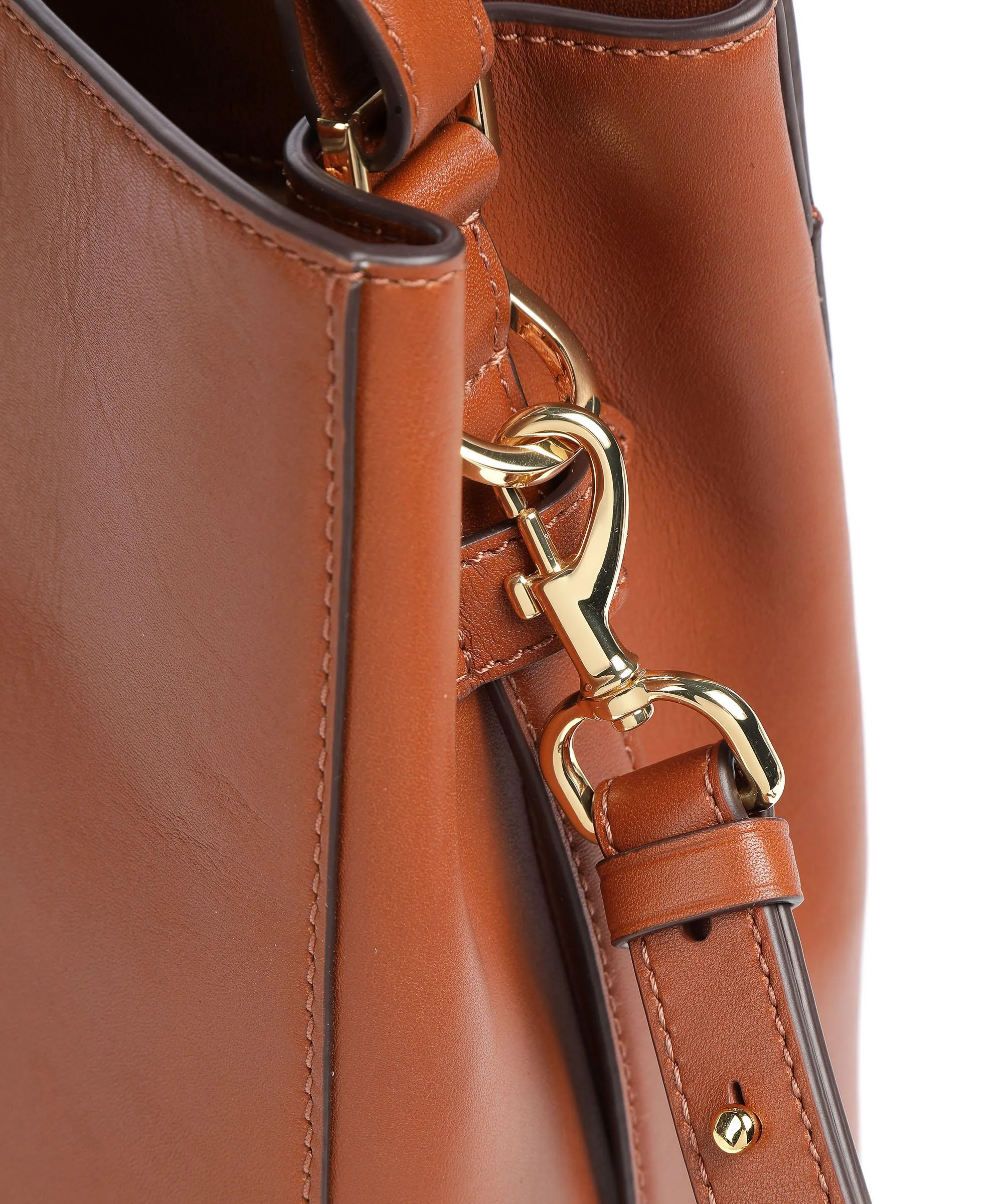  Lauren Ralph Lauren Peyton 31 Borsa hobo pelle a grana fine tan  