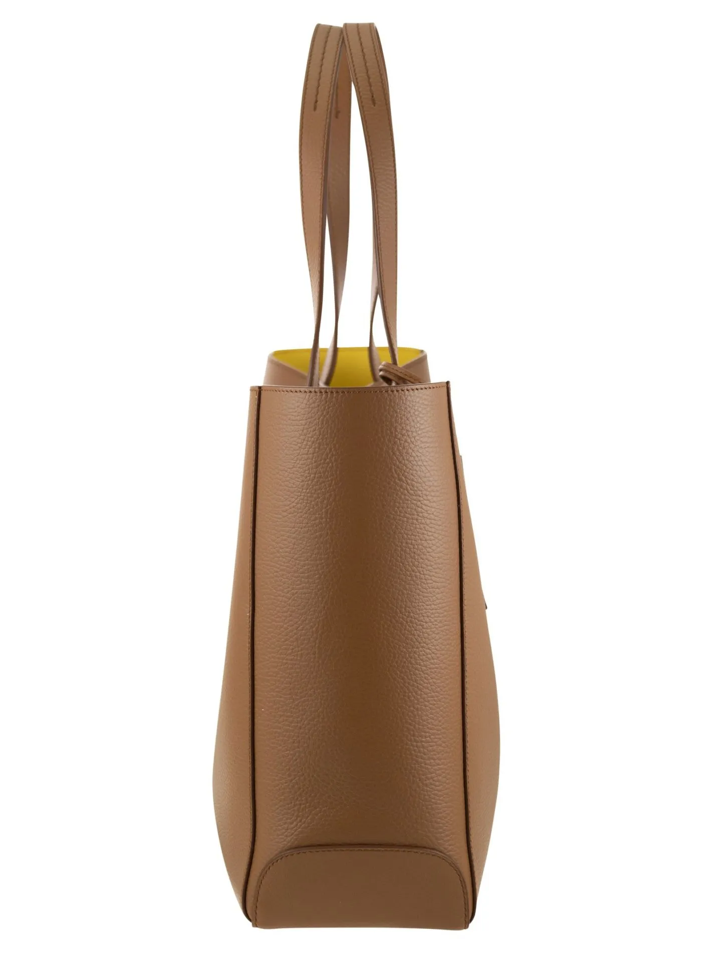 Leather shopping bag