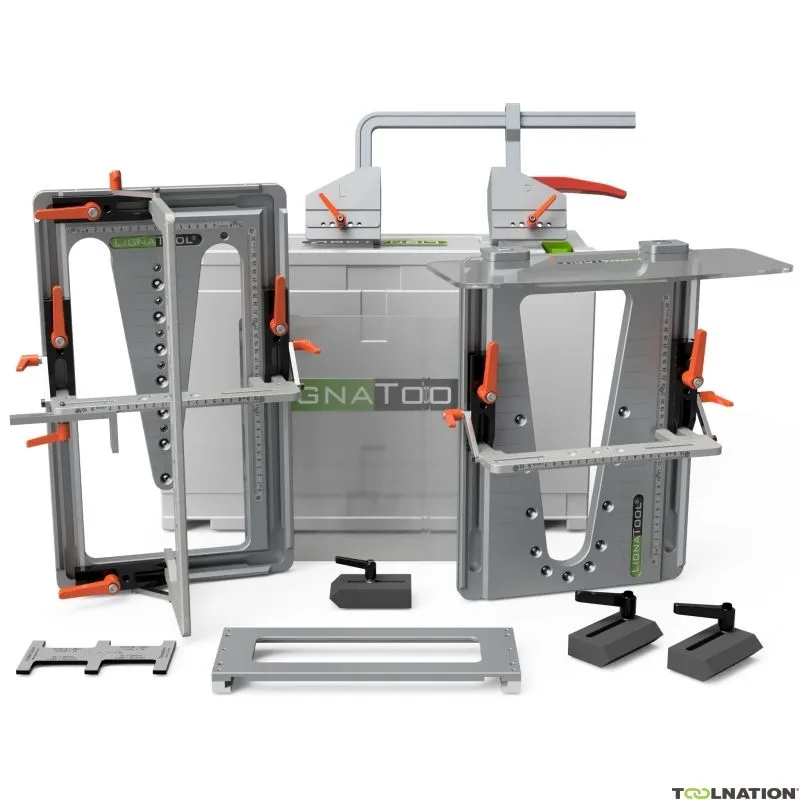 Lignatool LTA1045 Set di dime per fresatura a coda di rondine LT120CF pacchetto comfort