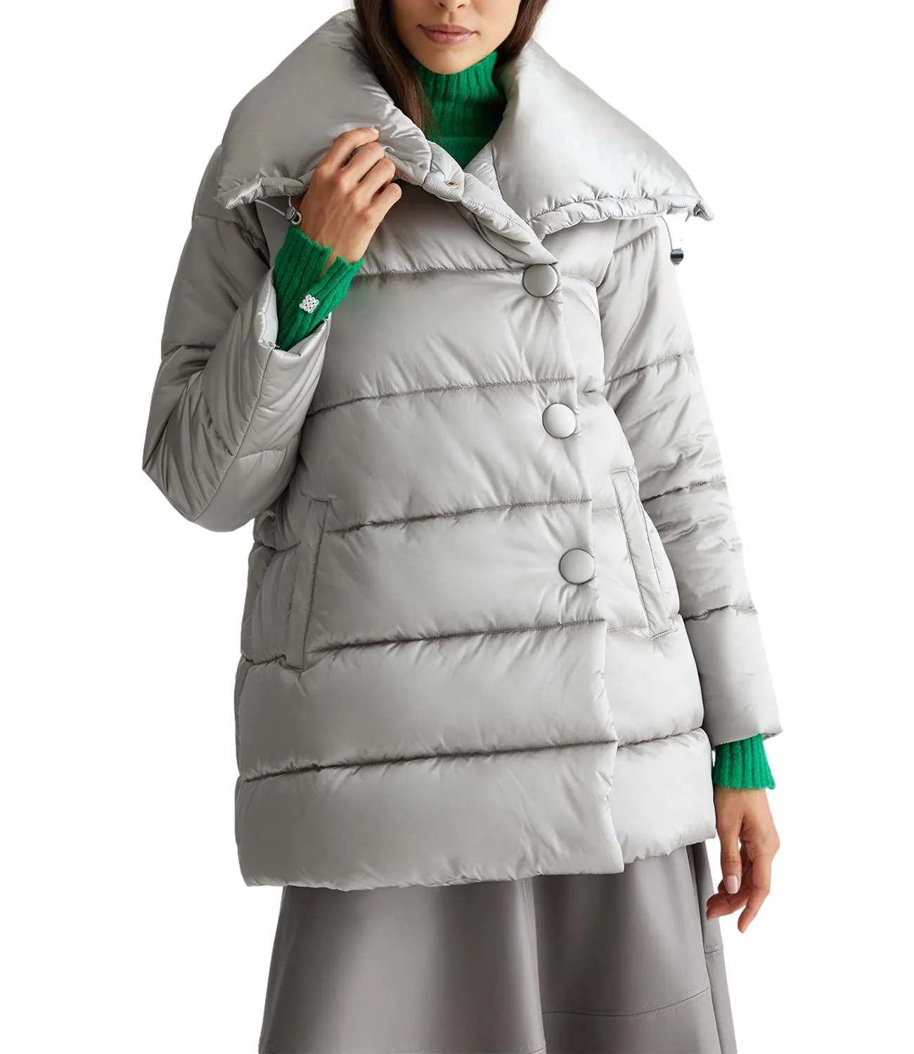 LIU-JO Liu Jo giubbino grigio perla donna