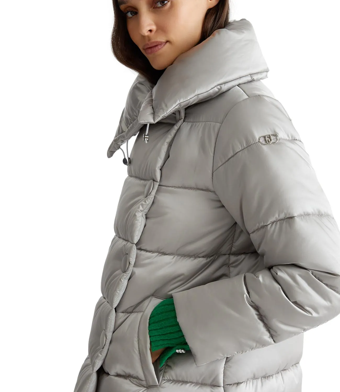 LIU-JO Liu Jo giubbino grigio perla donna