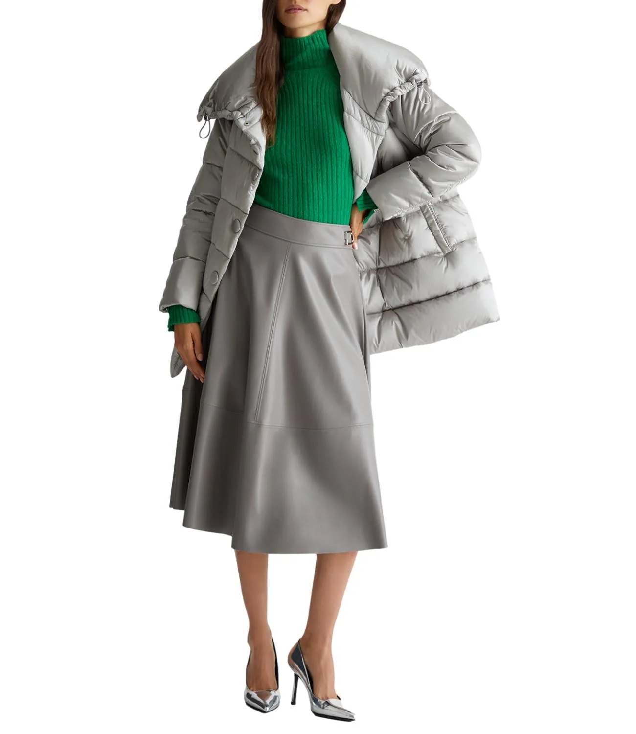 LIU-JO Liu Jo giubbino grigio perla donna