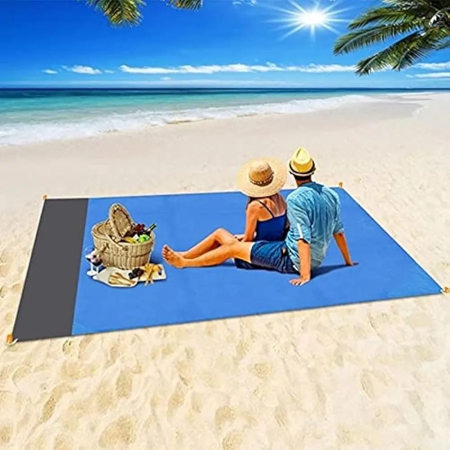 LLLY 2×2.1m Tasca Impermeabile Spiaggia Coperta Pieghevole Campeggio Materasso Materasso Materasso Portatile Leggero Tappetino d