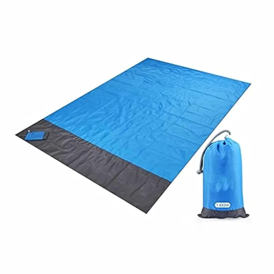 LLLY 2×2.1m Tasca Impermeabile Spiaggia Coperta Pieghevole Campeggio Materasso Materasso Materasso Portatile Leggero Tappetino d