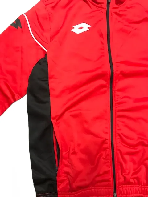 Lotto Boys' Tracksuit Suit stars EVO PL RIB JR S2970 flame-black