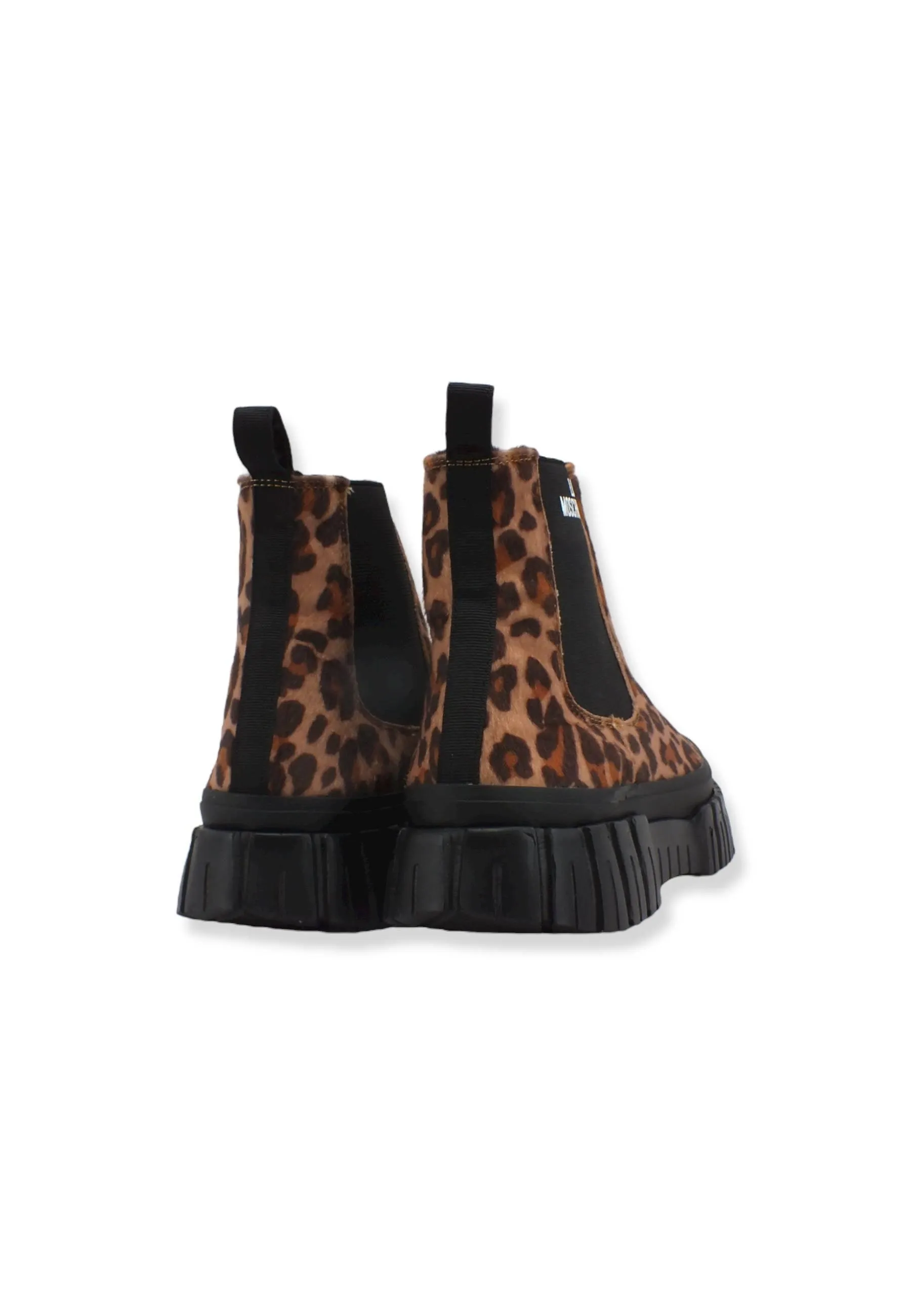 LOVE MOSCHINO Stivaletto Polacco Donna Animalier Cammello JA15655G1FIV0201