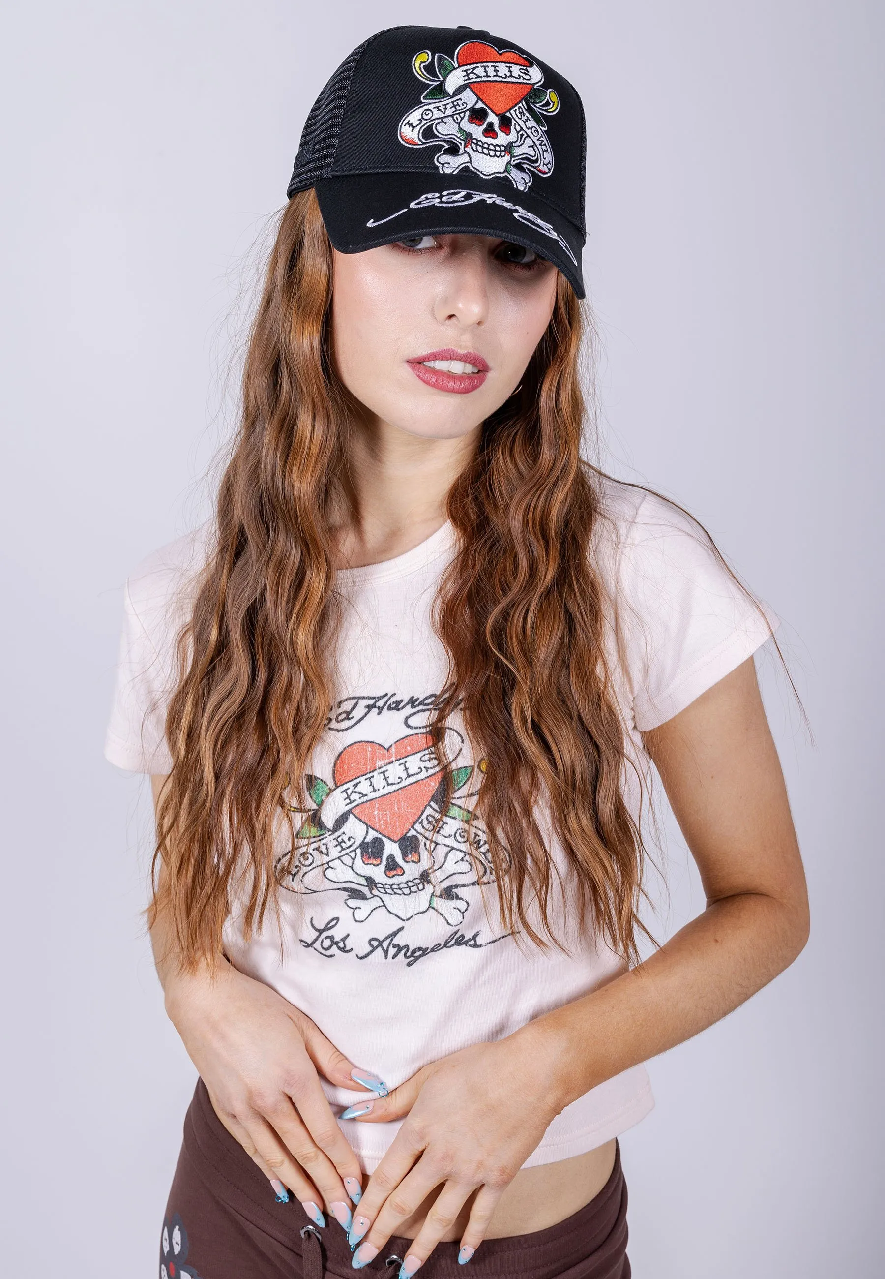 LOVE-SLOWLY TWILL FRONT - Cappellino