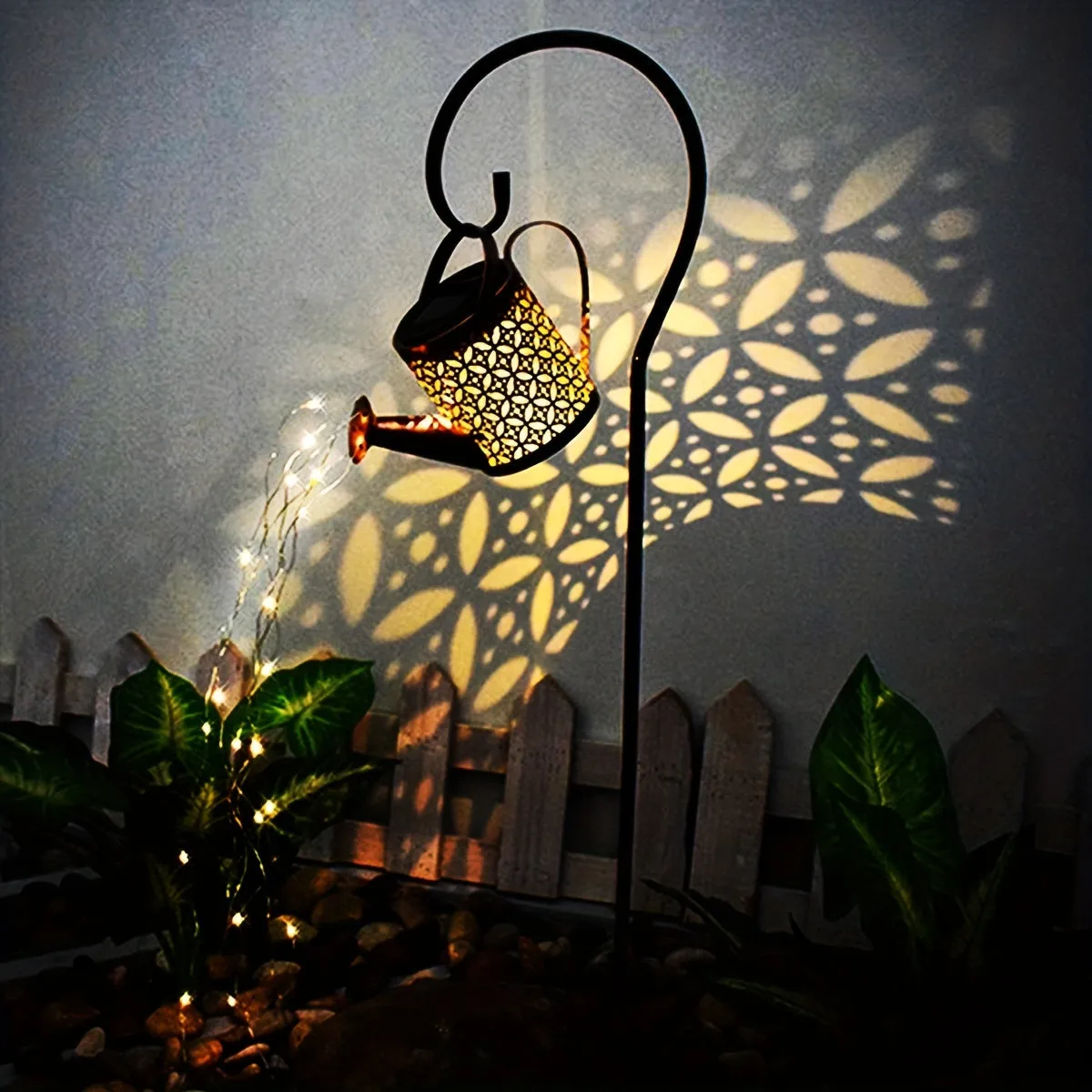 Luce Da Giardino Solare A Farfalla, Lampada Da Doccia Solare Per Esterni Impermeabile, Decorazione Per Giardino, Cortile, Prato,