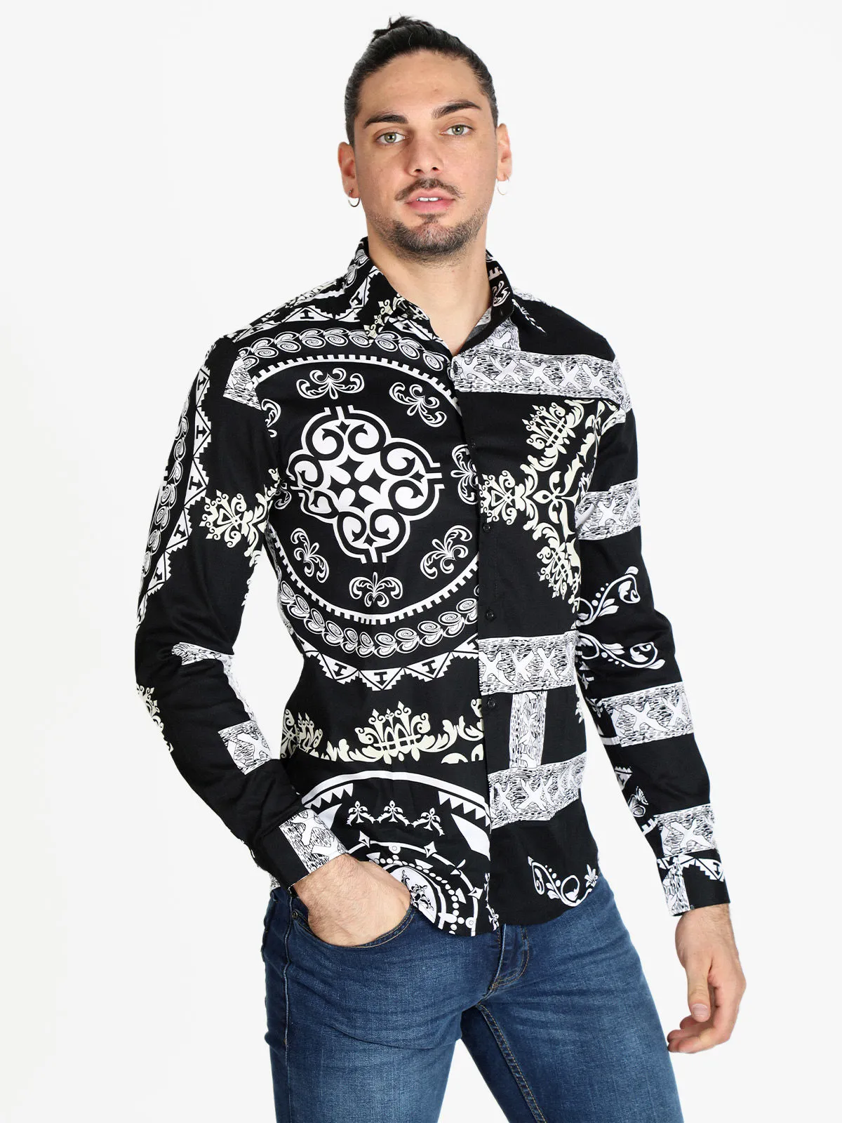Lurvy Chemise homme avec imprimés