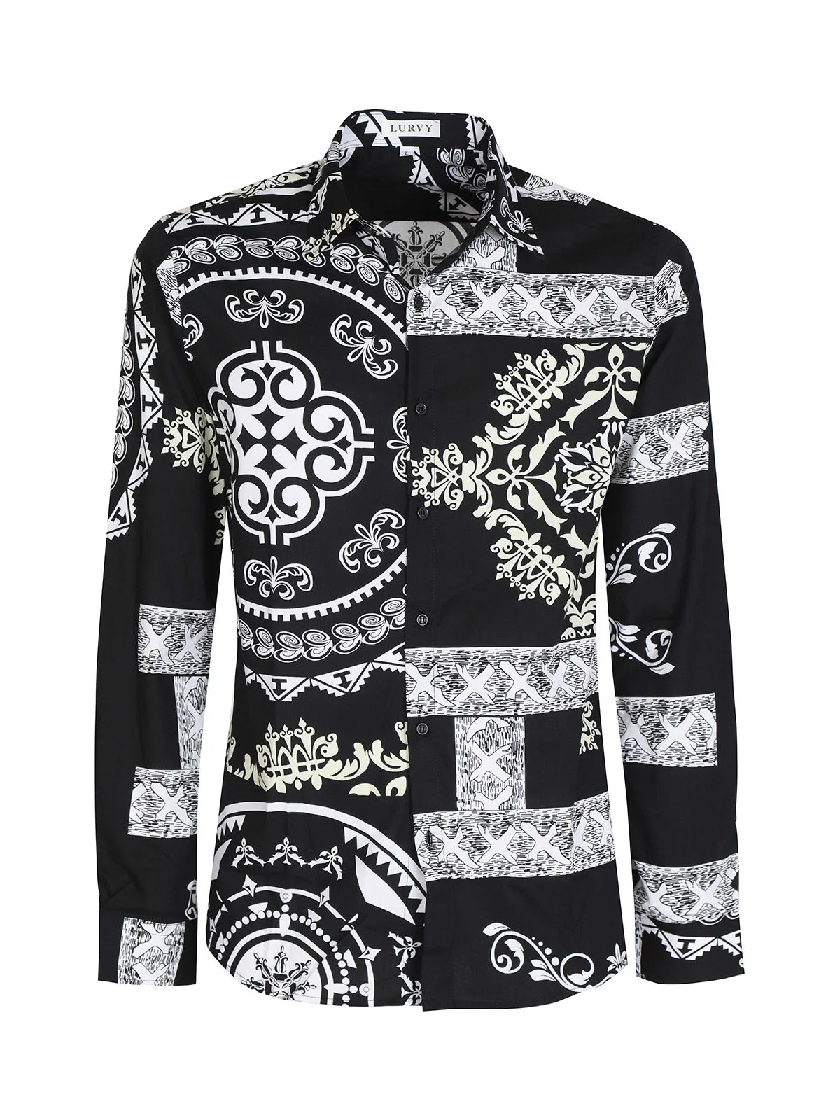 Lurvy Chemise homme avec imprimés