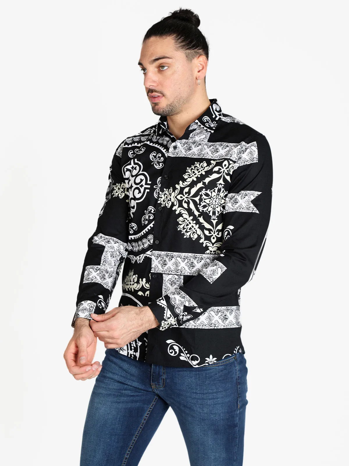Lurvy Chemise homme avec imprimés
