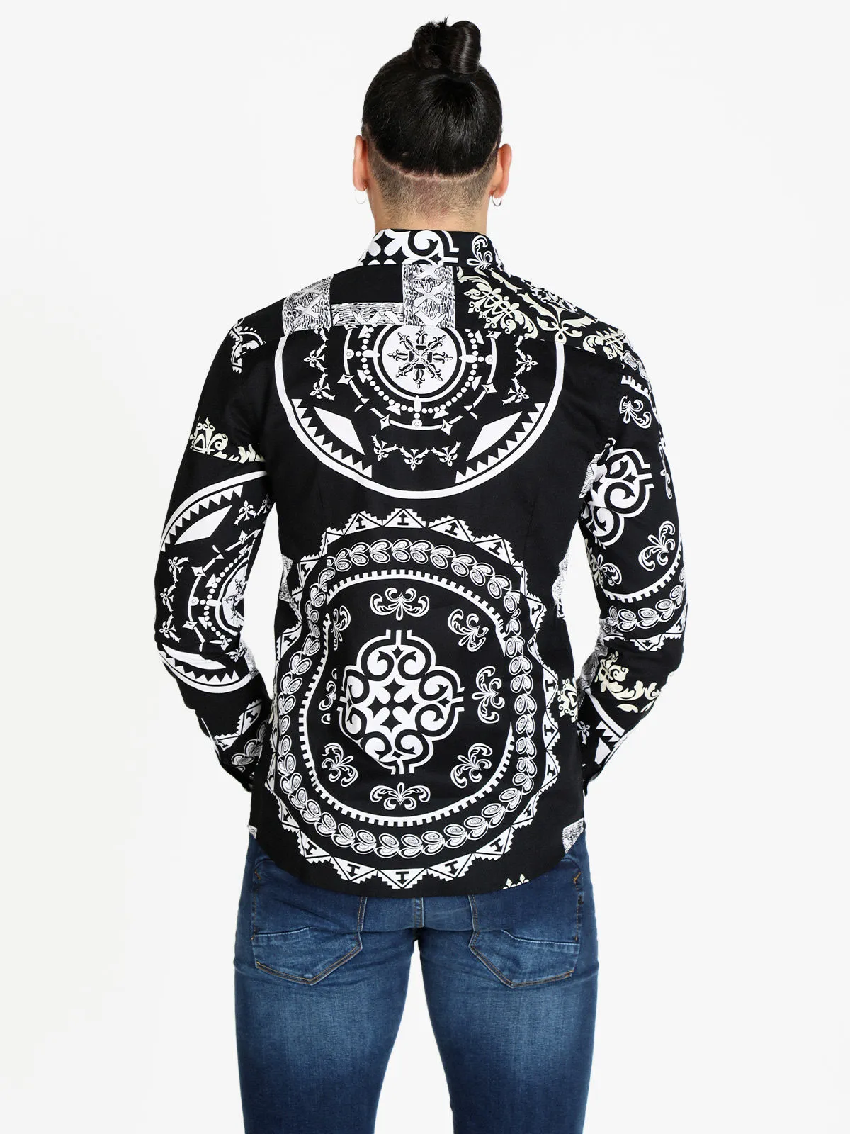 Lurvy Chemise homme avec imprimés
