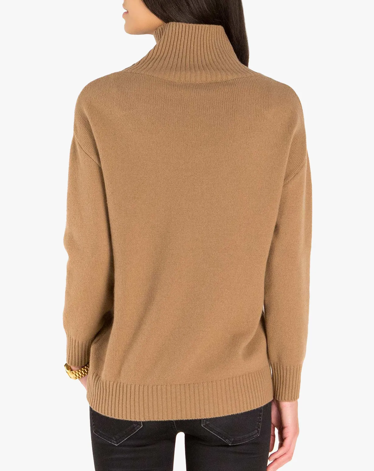 Maglia Donna Collo Alto Imbuto Lana & Cashmere