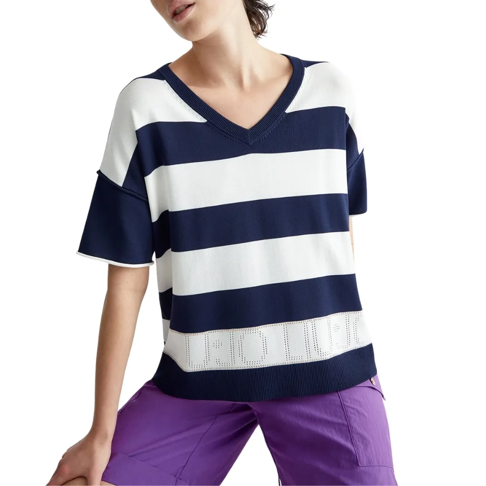 Maglia Liu Jo a righe con logo