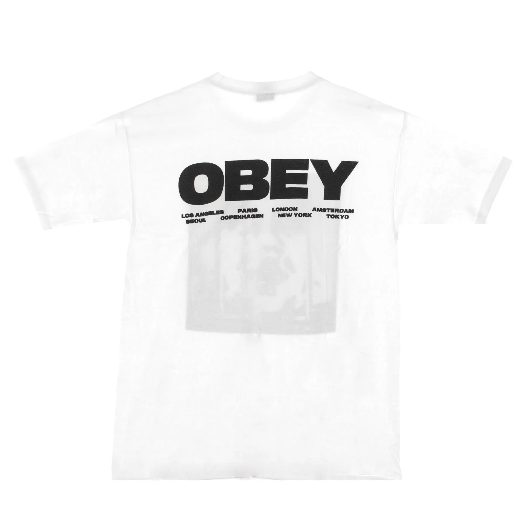 Maglietta Uomo Bomb The Planet White