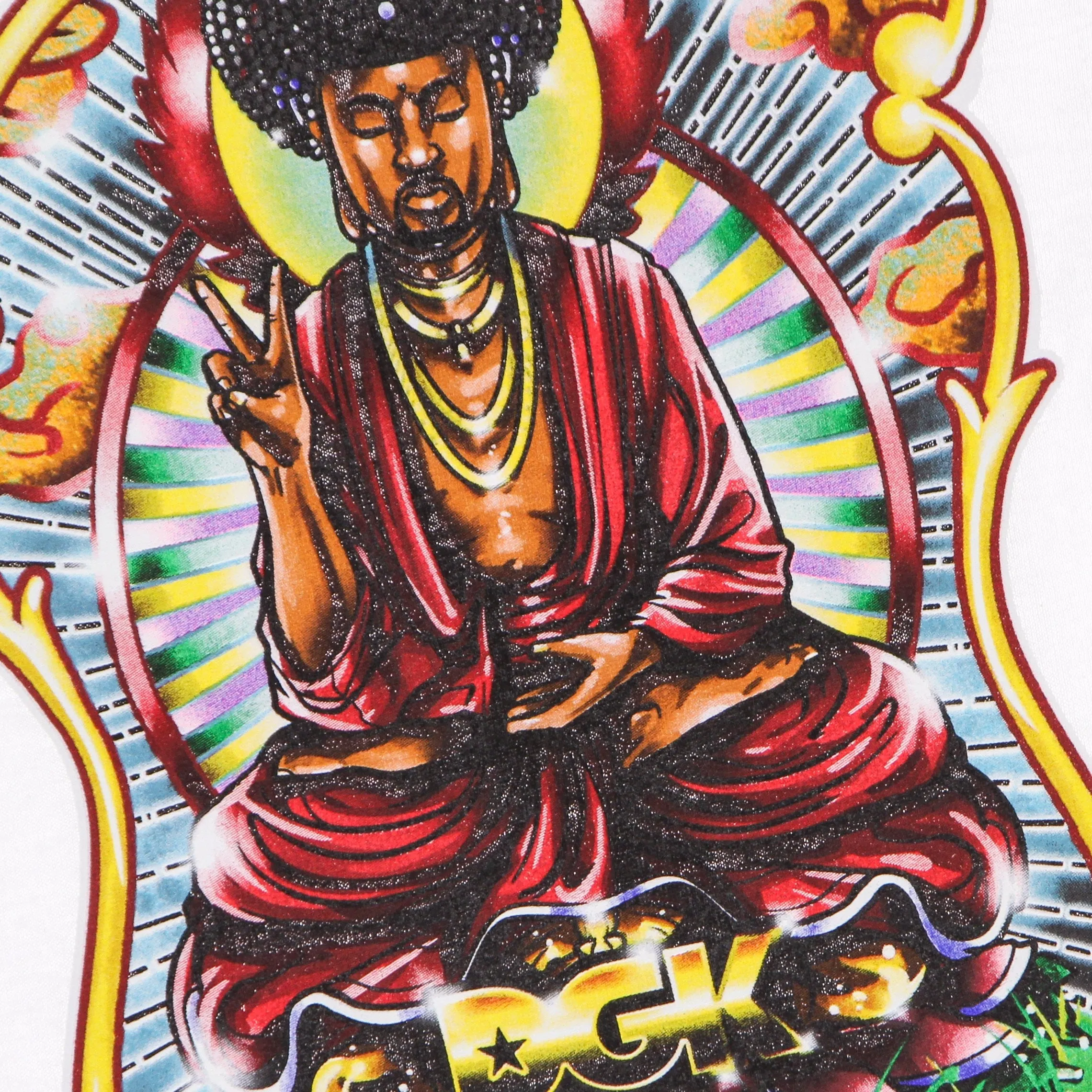Maglietta Uomo Buddha Tee White