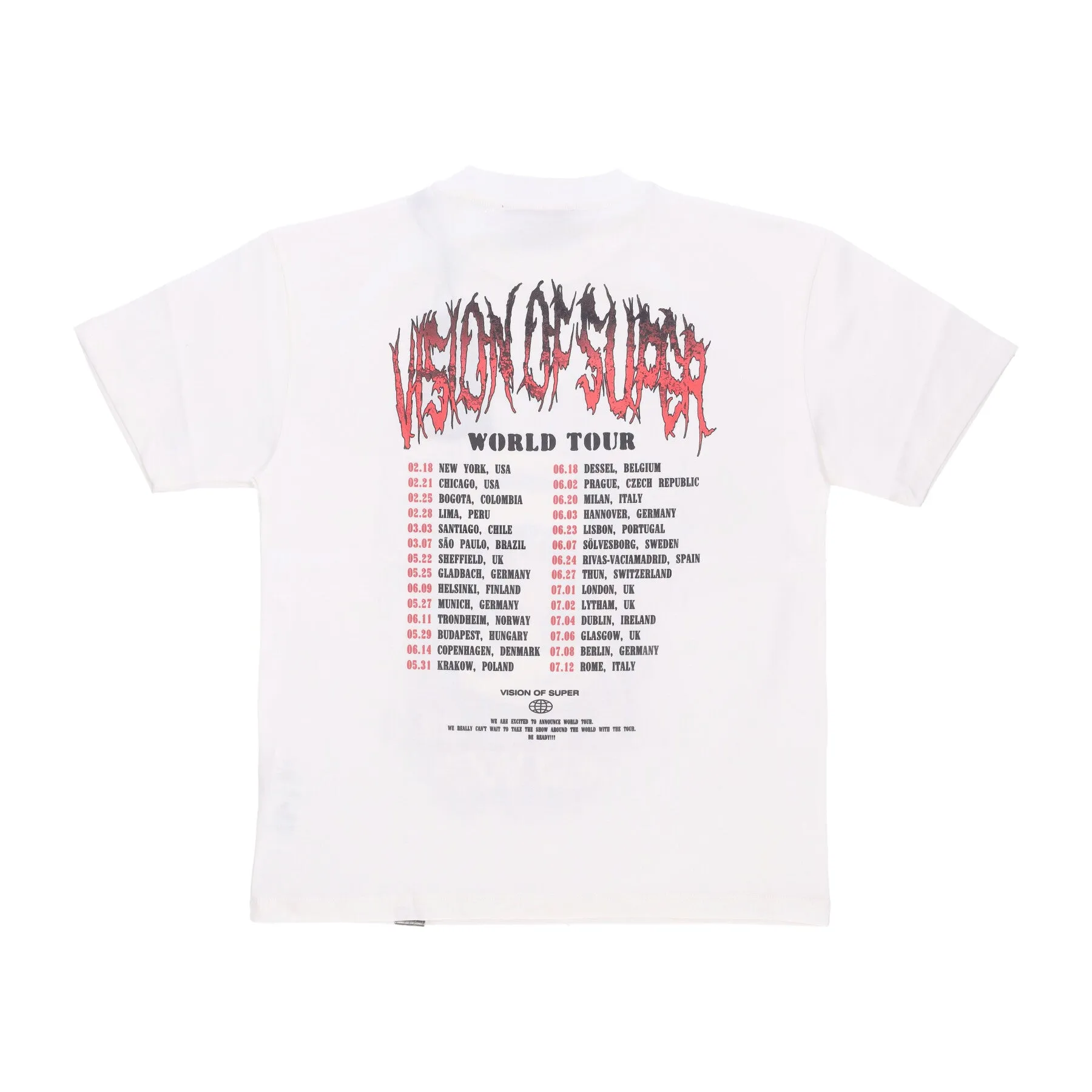 Maglietta Uomo Cobra Mouth Print Tee White