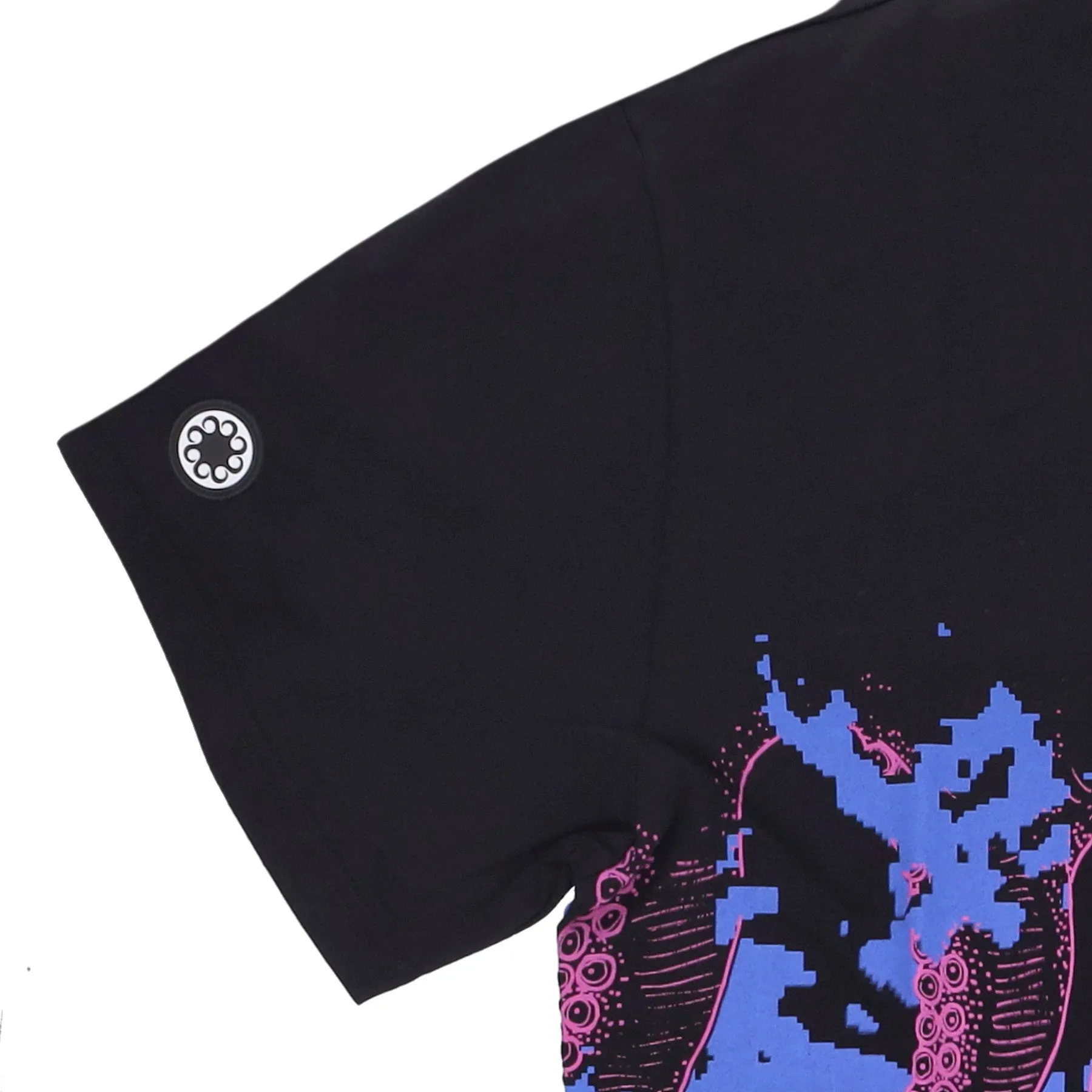 Maglietta Uomo Glitch Tee Black