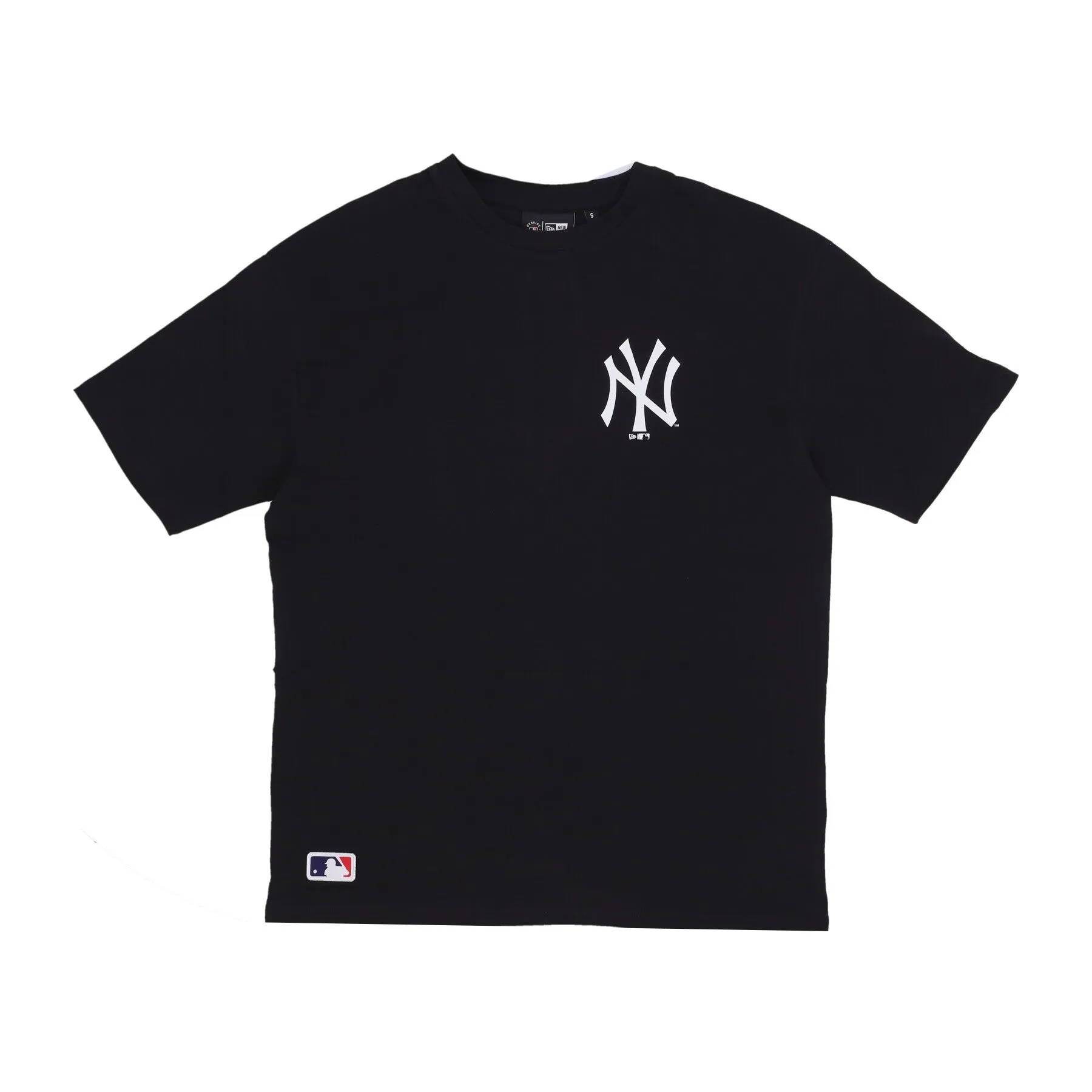 Maglietta Uomo Mlb Big Logo Oversized Tee Neyyan Black/white