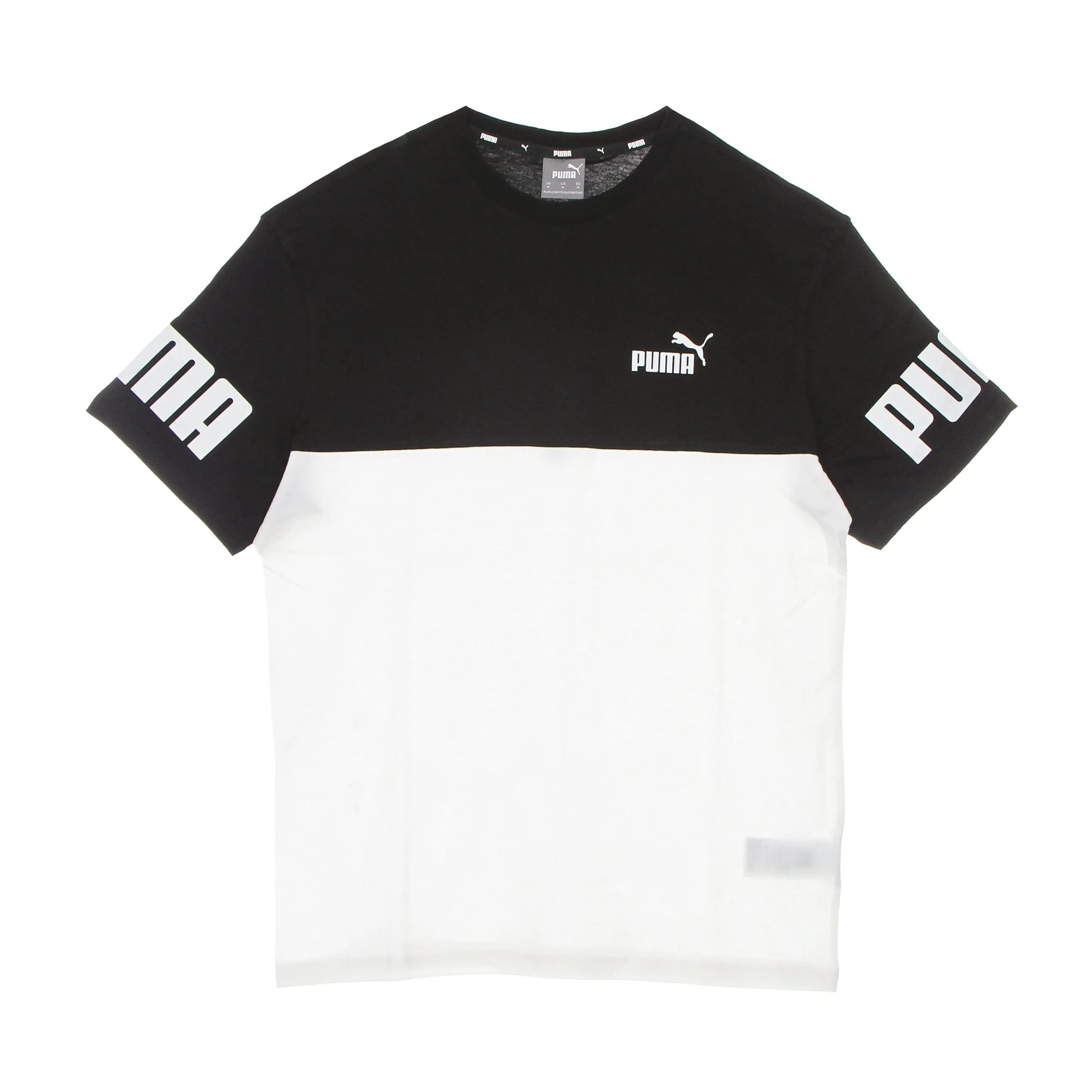 Maglietta Uomo Power Colorblock Tee Black