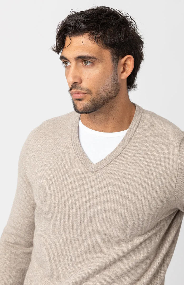 Maglione a V Uomo 4 Fili