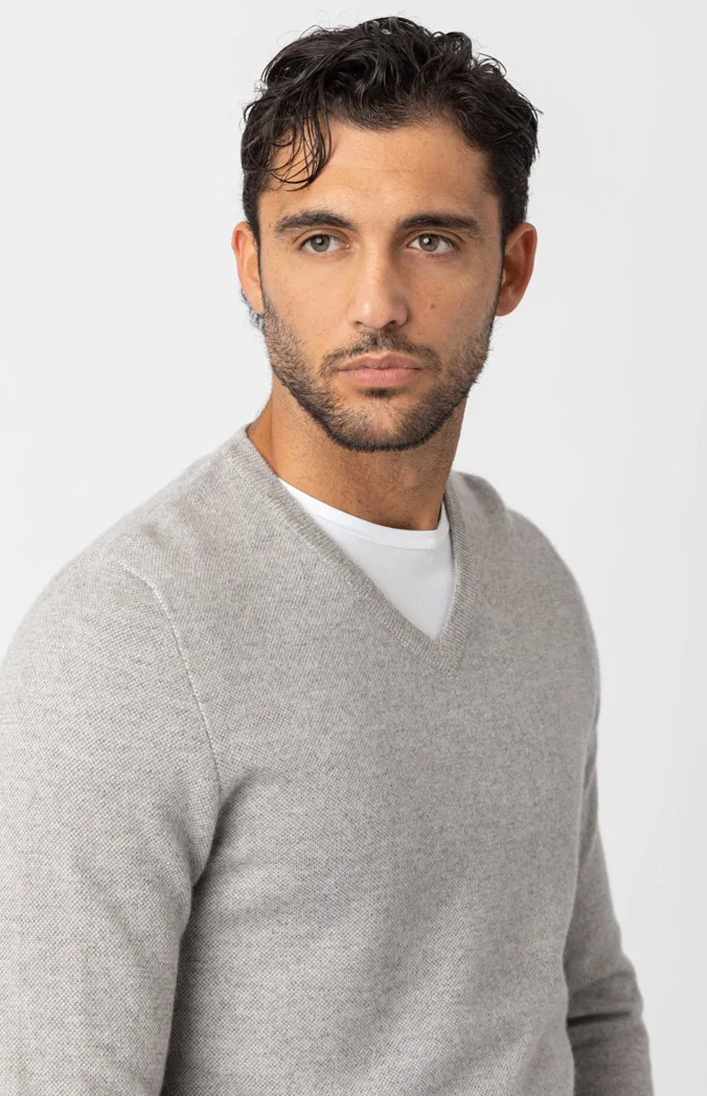 Maglione a V Uomo 4 Fili
