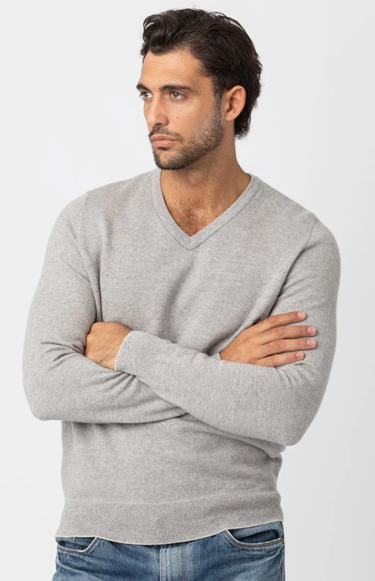 Maglione a V Uomo 4 Fili