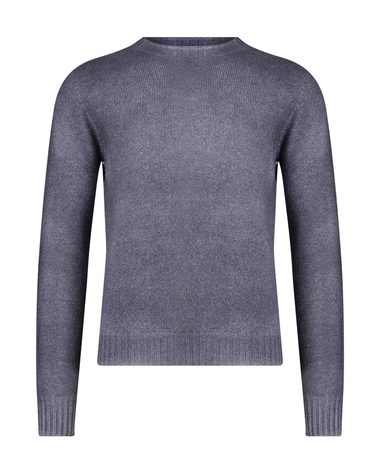 Maglione aerografato lana blu