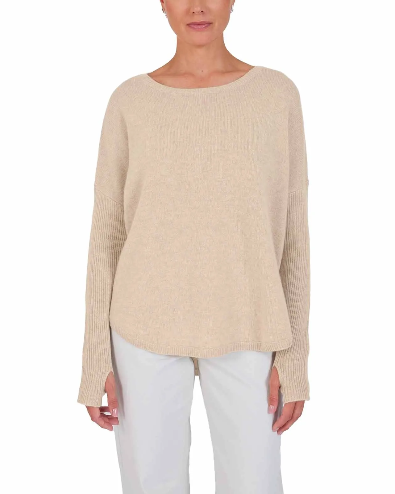 Maglione Arya cashmere dune