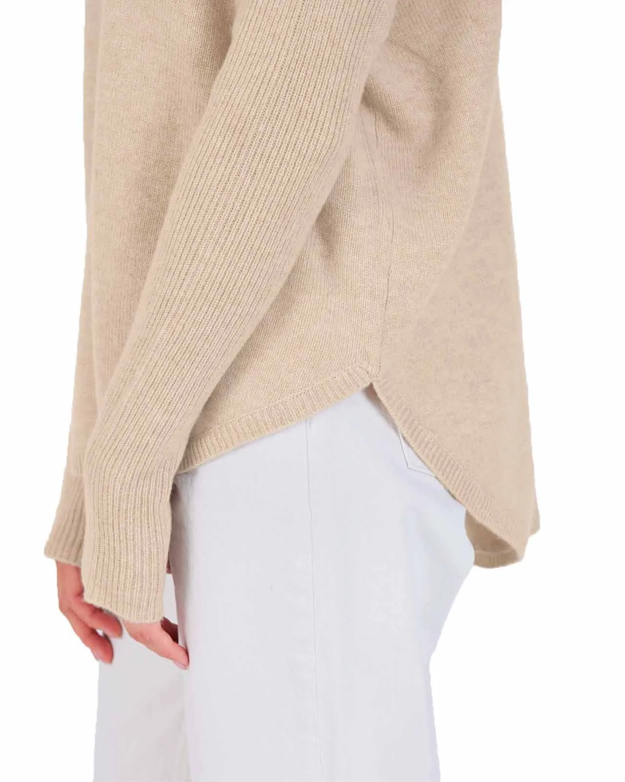 Maglione Arya cashmere dune