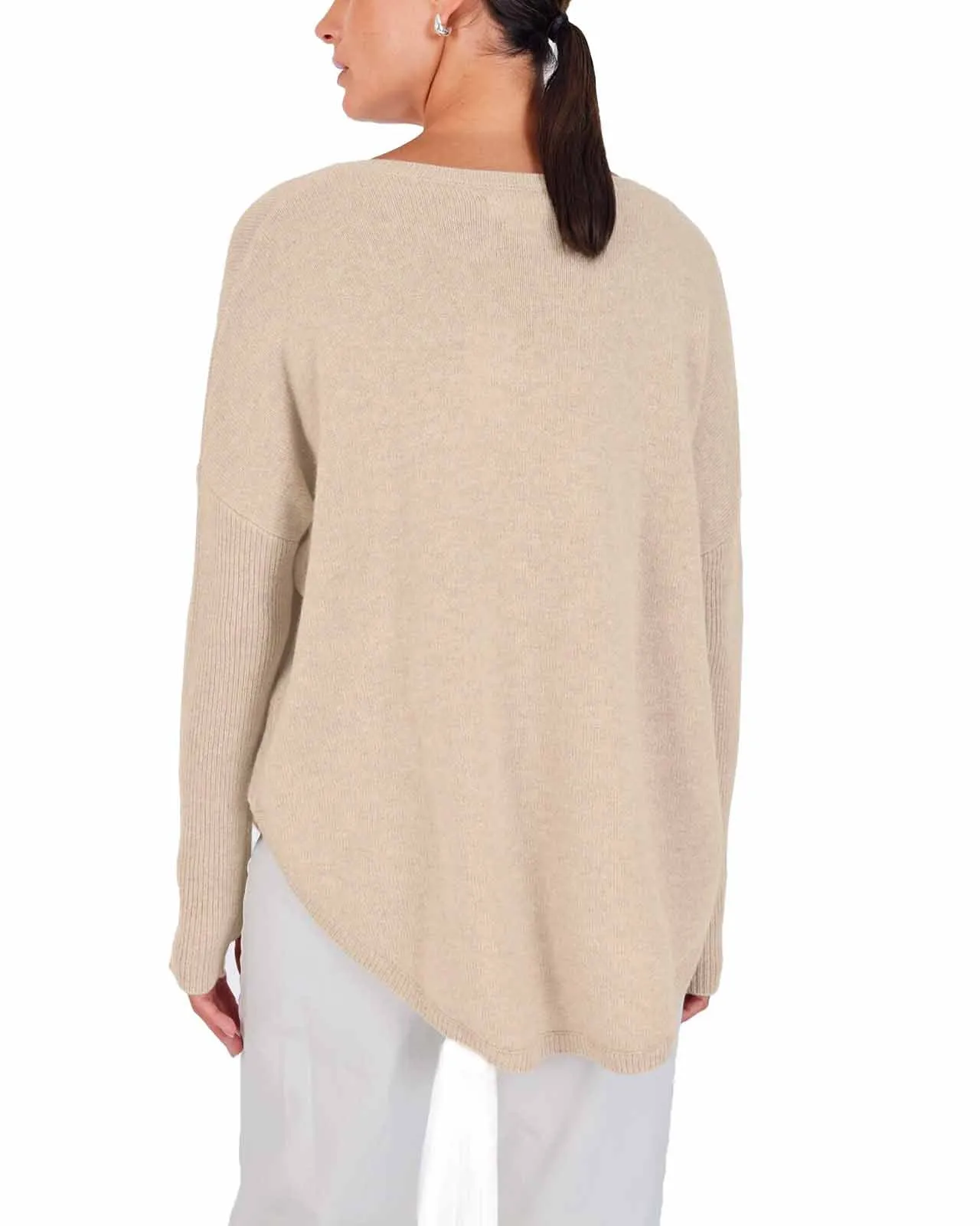 Maglione Arya cashmere dune