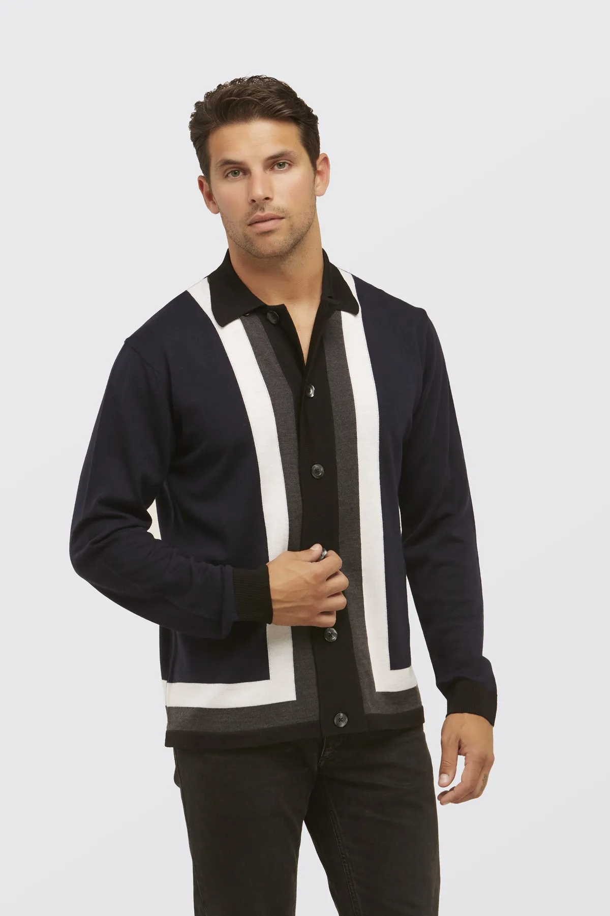 Maglione Cardigan Uomo Autunno/Inverno: Eleganza e Calore con il 100% Merino Extrafine, Orgogliosamente 100% Made in Italy | Bru