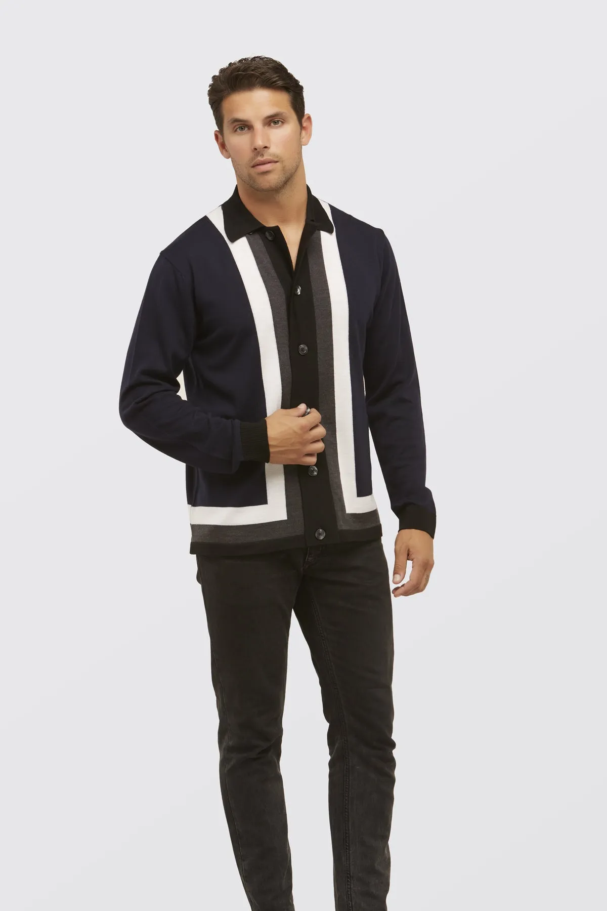 Maglione Cardigan Uomo Autunno/Inverno: Eleganza e Calore con il 100% Merino Extrafine, Orgogliosamente 100% Made in Italy | Bru