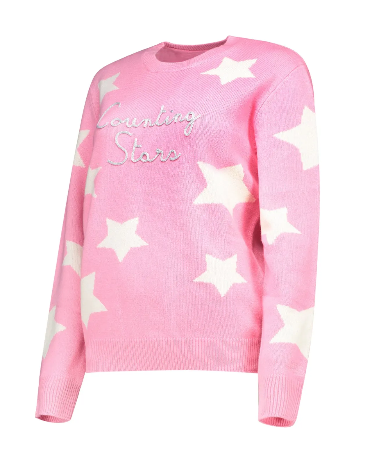 Maglione Counting Stars rosa