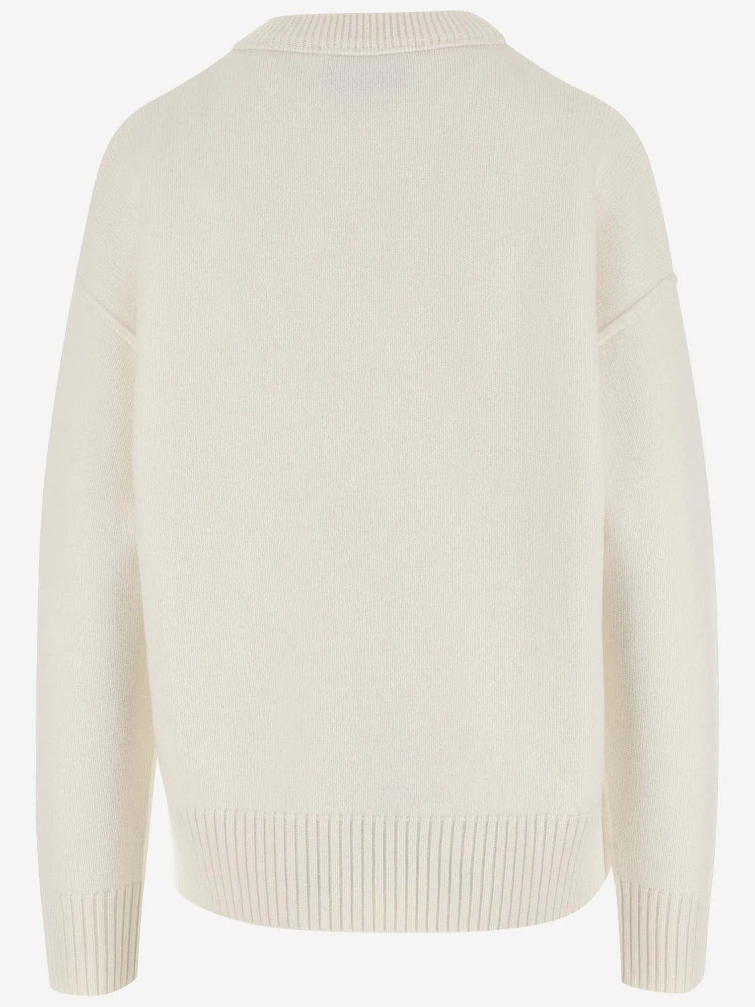 Maglione di lana ami con logo