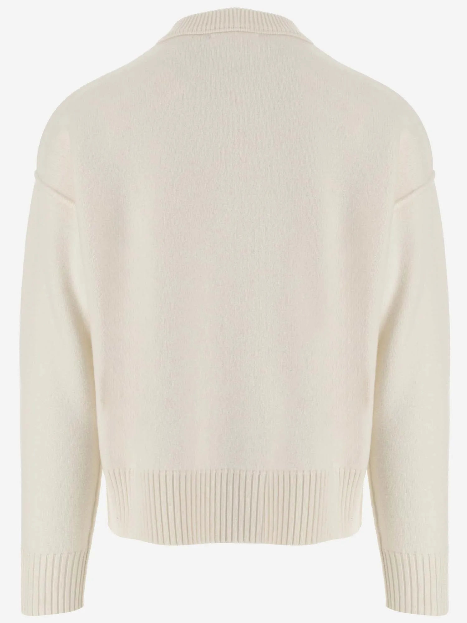 Maglione di lana ami con logo