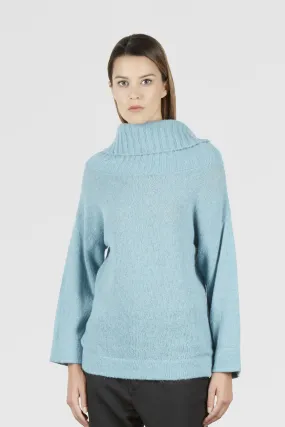 Maglione Dolcevita a Collo Combo Alto - Donna, Autunno/Inverno - 100% Made in Italy | Brunella Gori