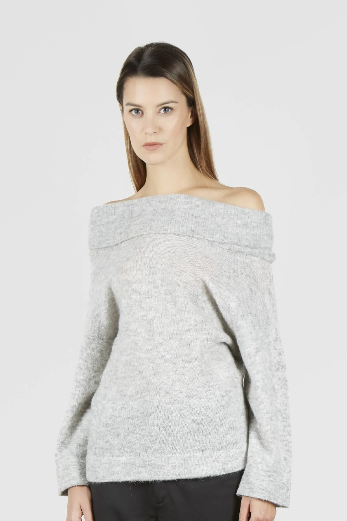 Maglione Dolcevita a Collo Combo Alto - Donna, Autunno/Inverno - 100% Made in Italy | Brunella Gori