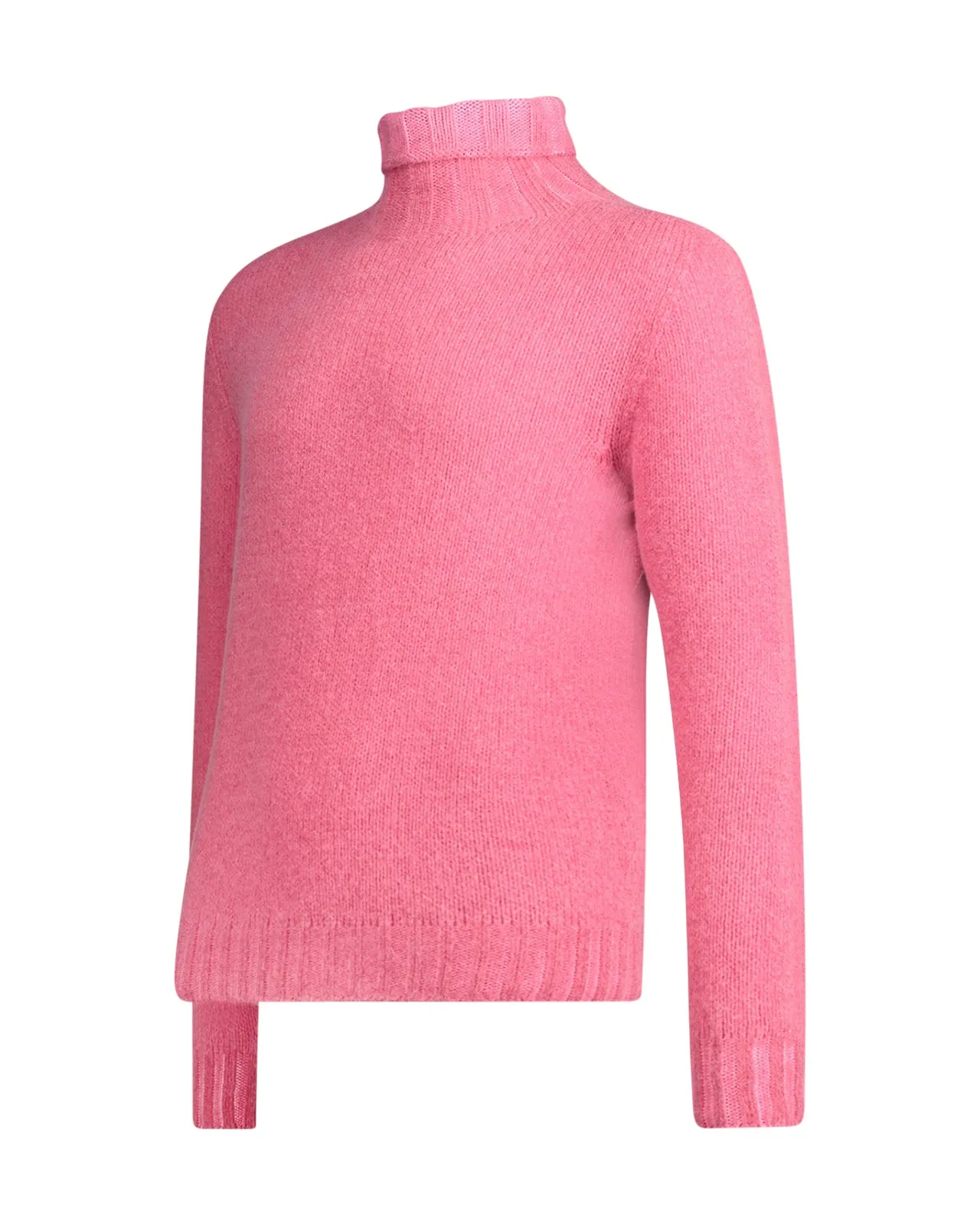 Maglione dolcevita lana cherry