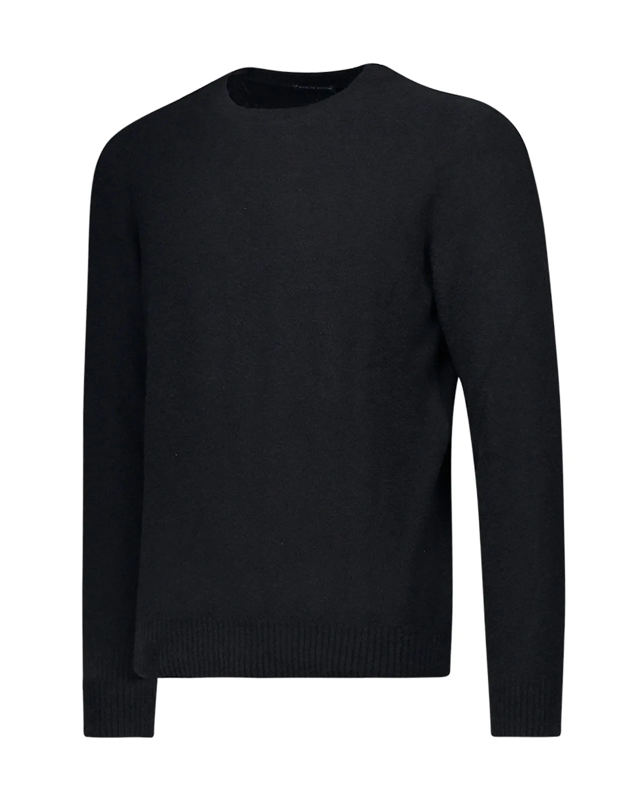 Maglione girocollo lana nero