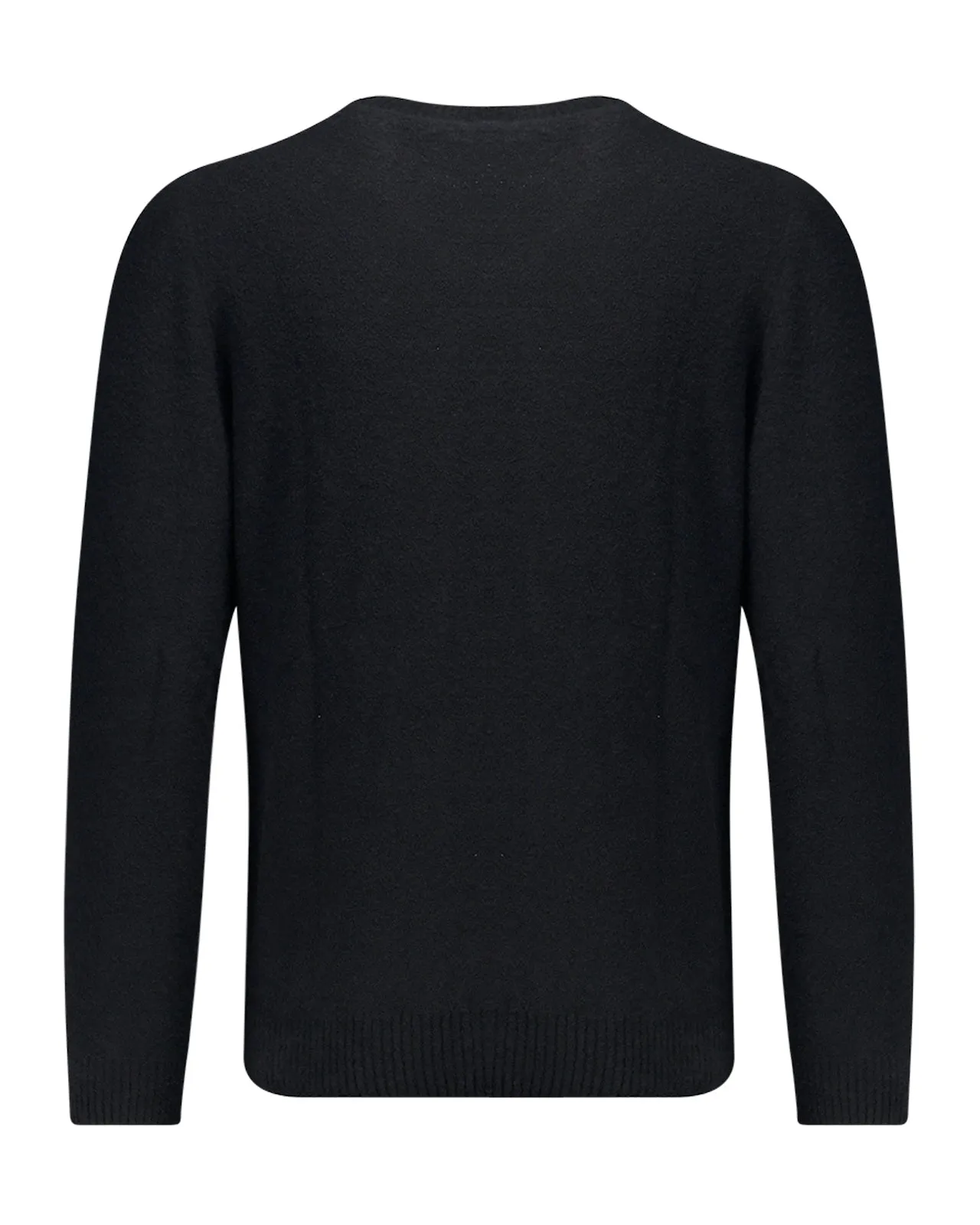 Maglione girocollo lana nero