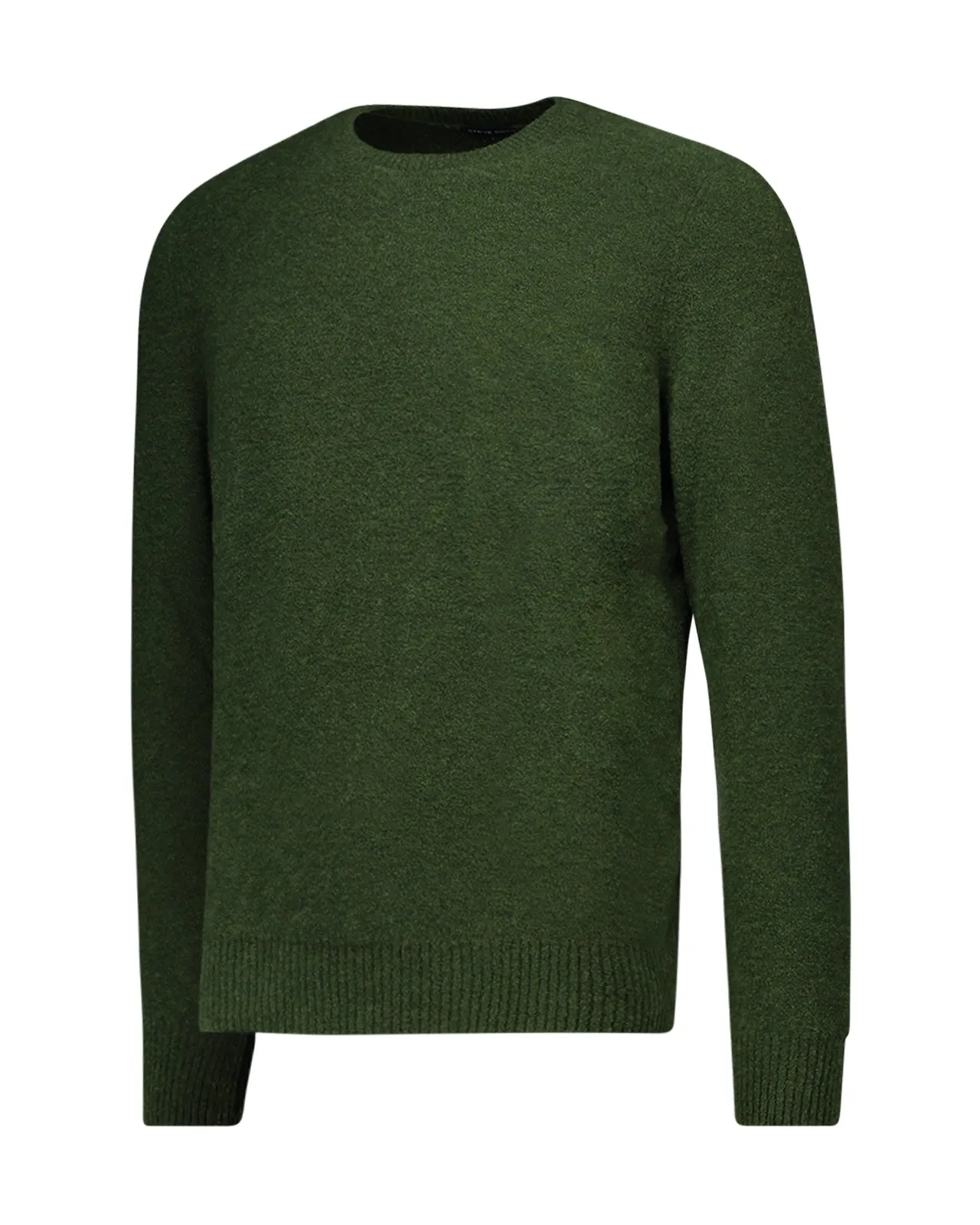 Maglione girocollo lana verde