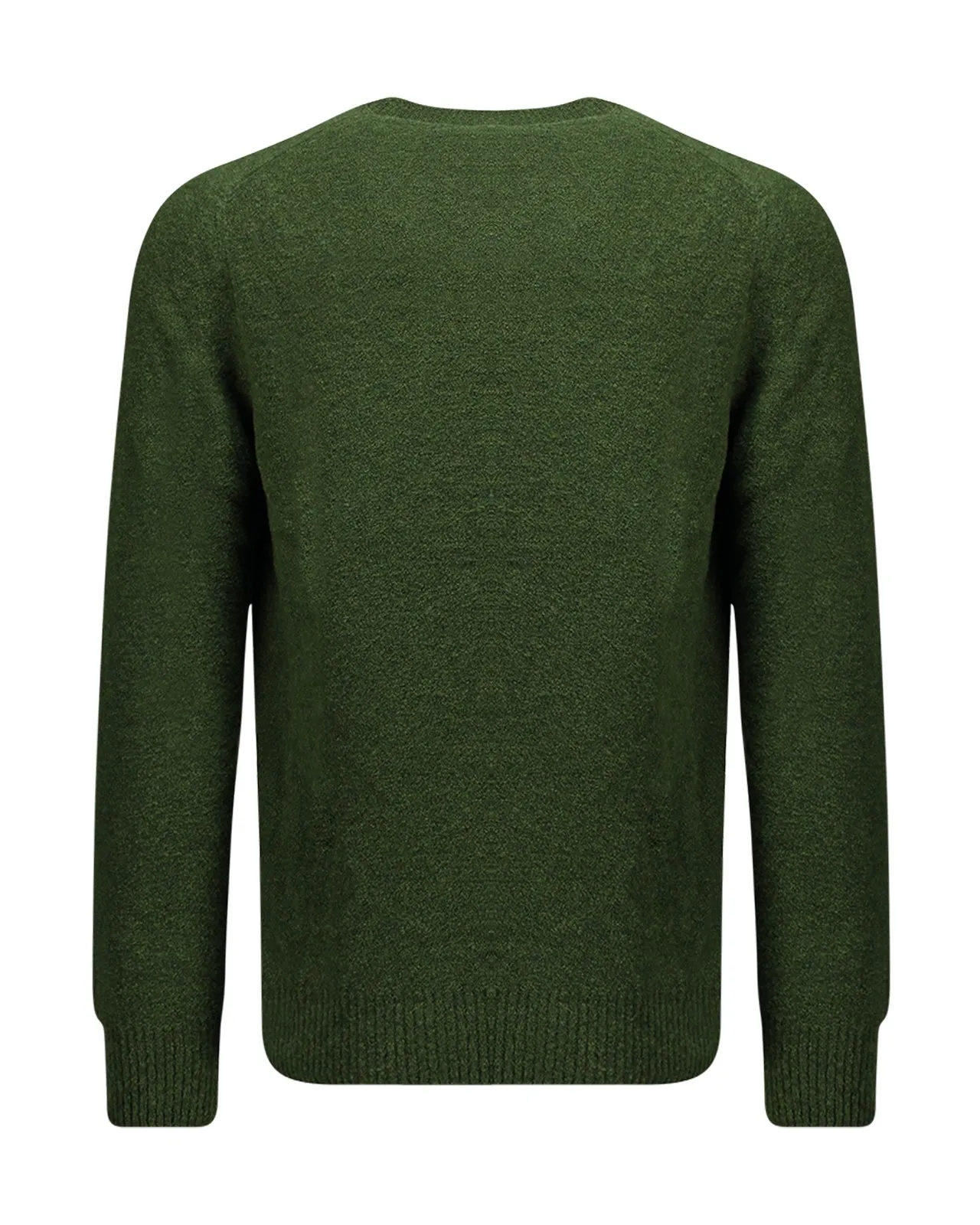 Maglione girocollo lana verde