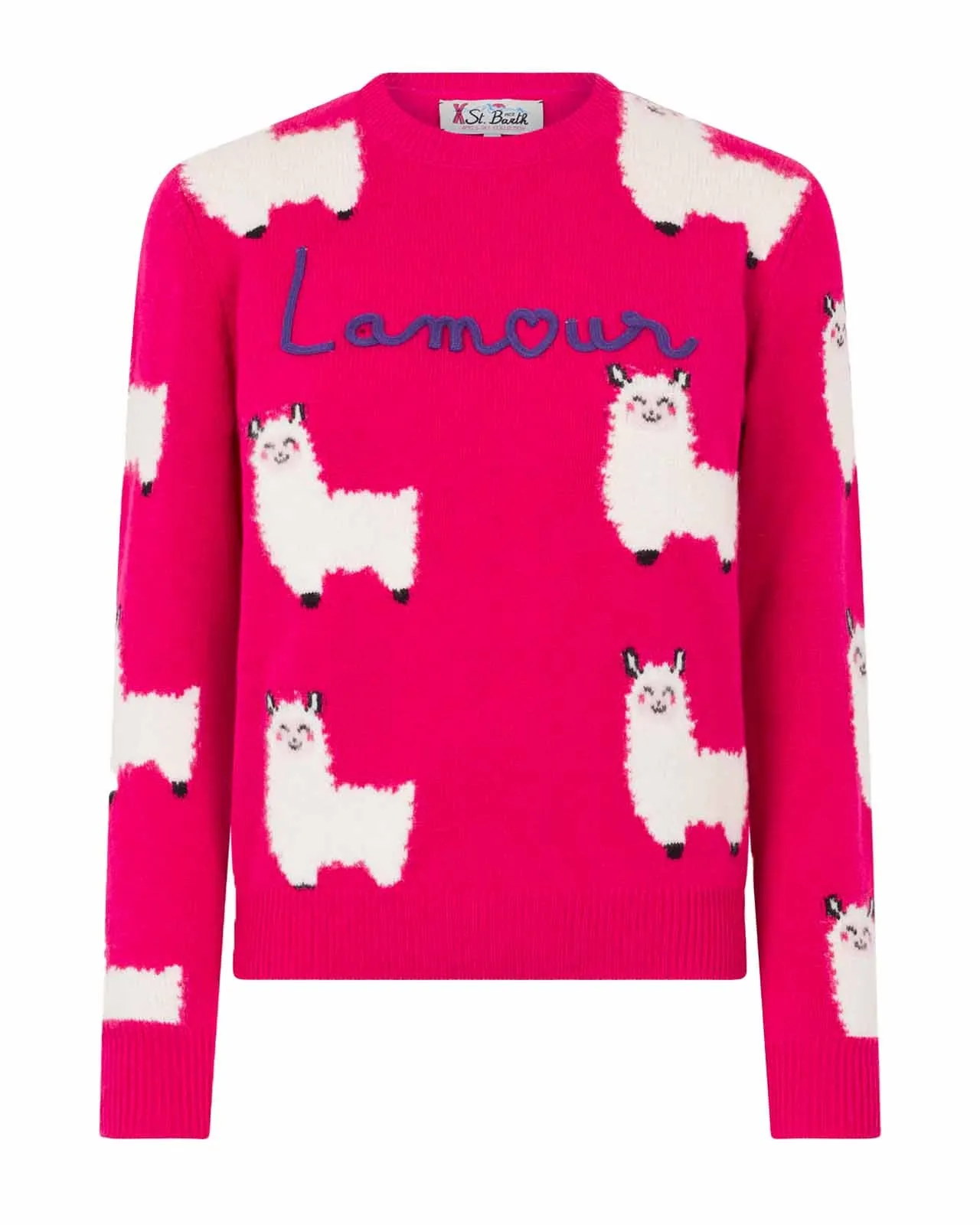 Maglione L'Amour lana fucsia