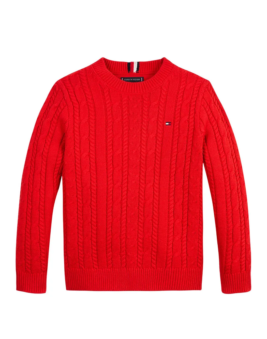 MAGLIONE LOGATO A TRECCE