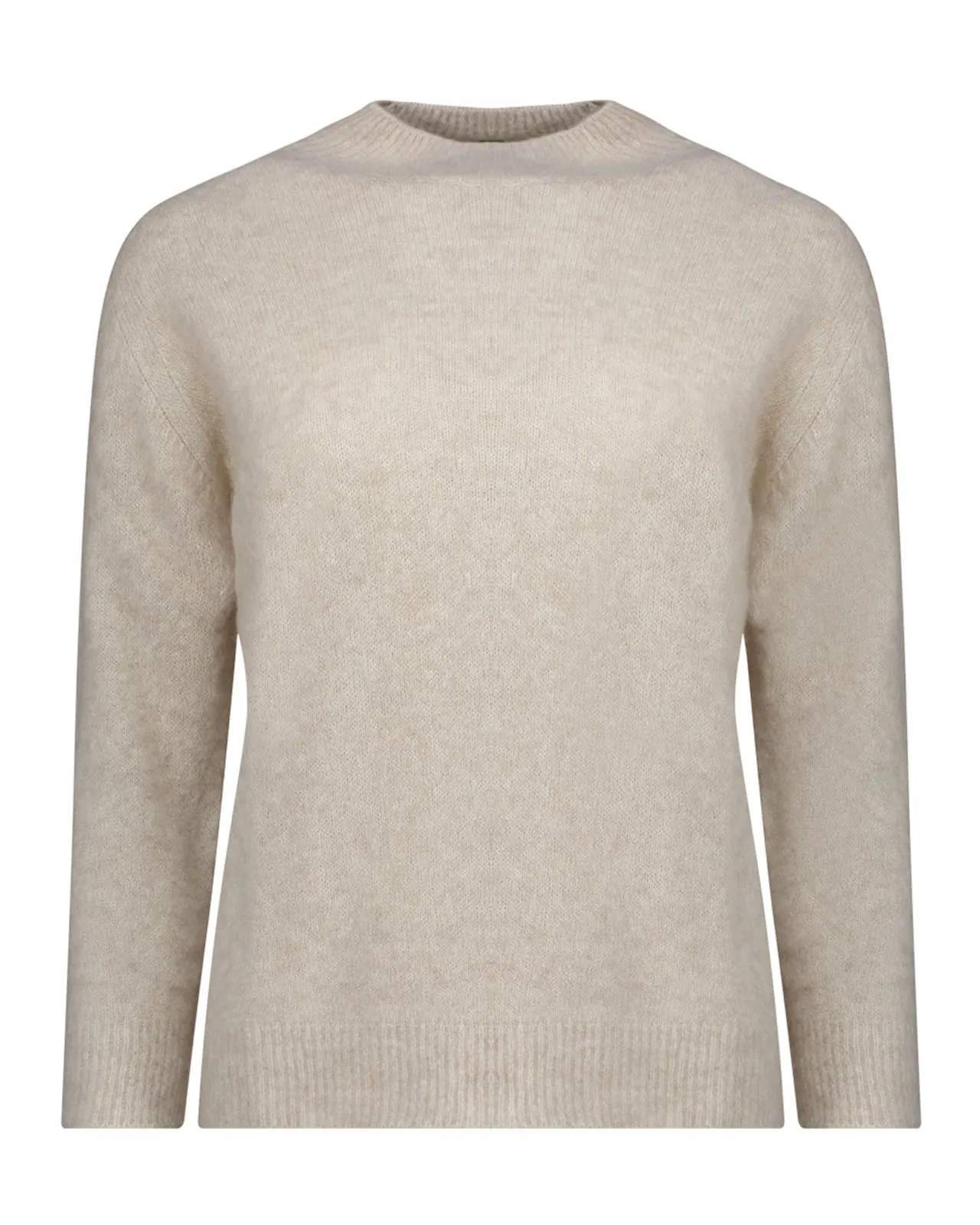 Maglione lupetto cashmere beige