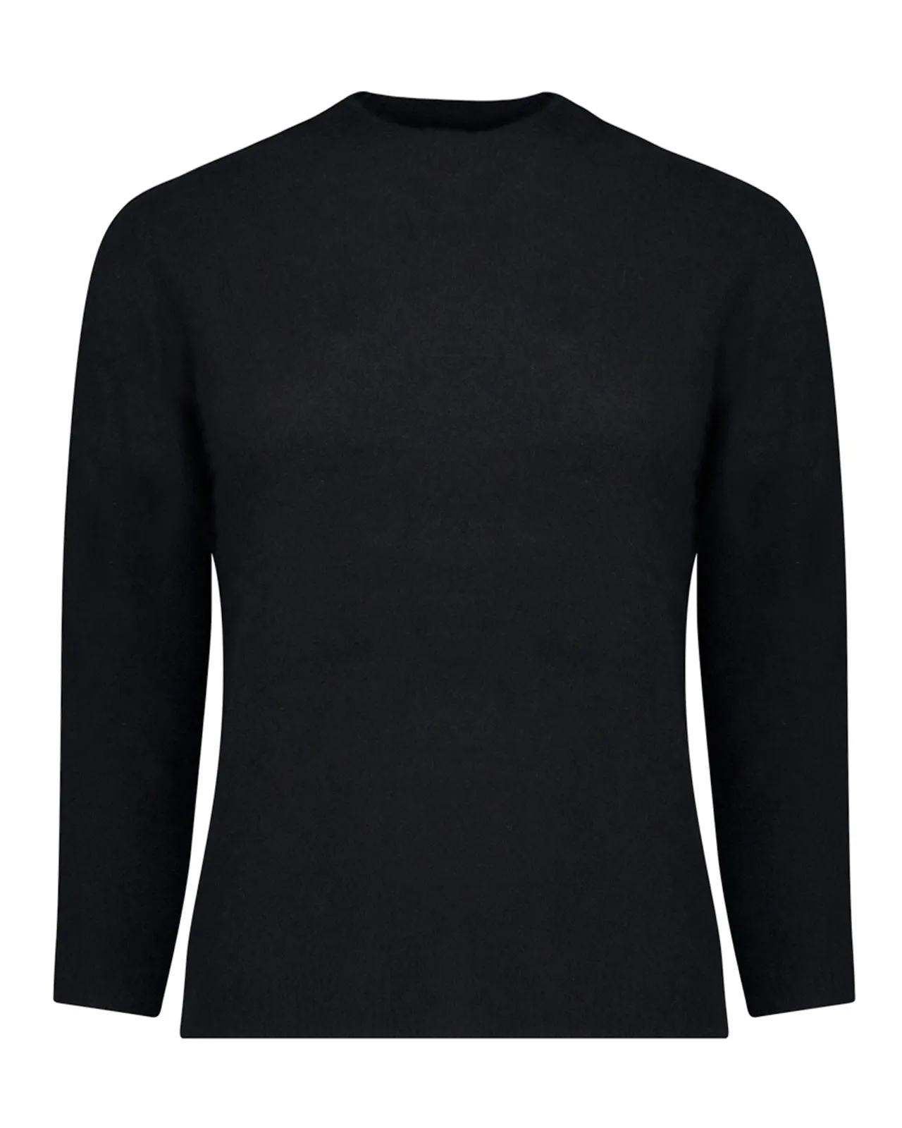 Maglione lupetto cashmere nero