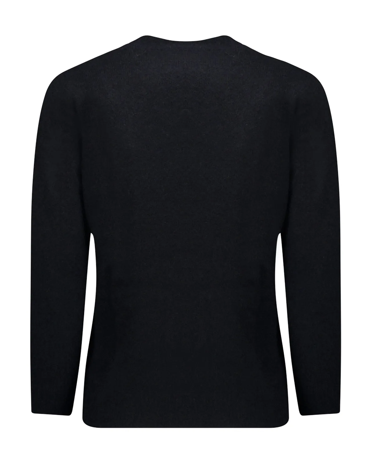 Maglione lupetto cashmere nero
