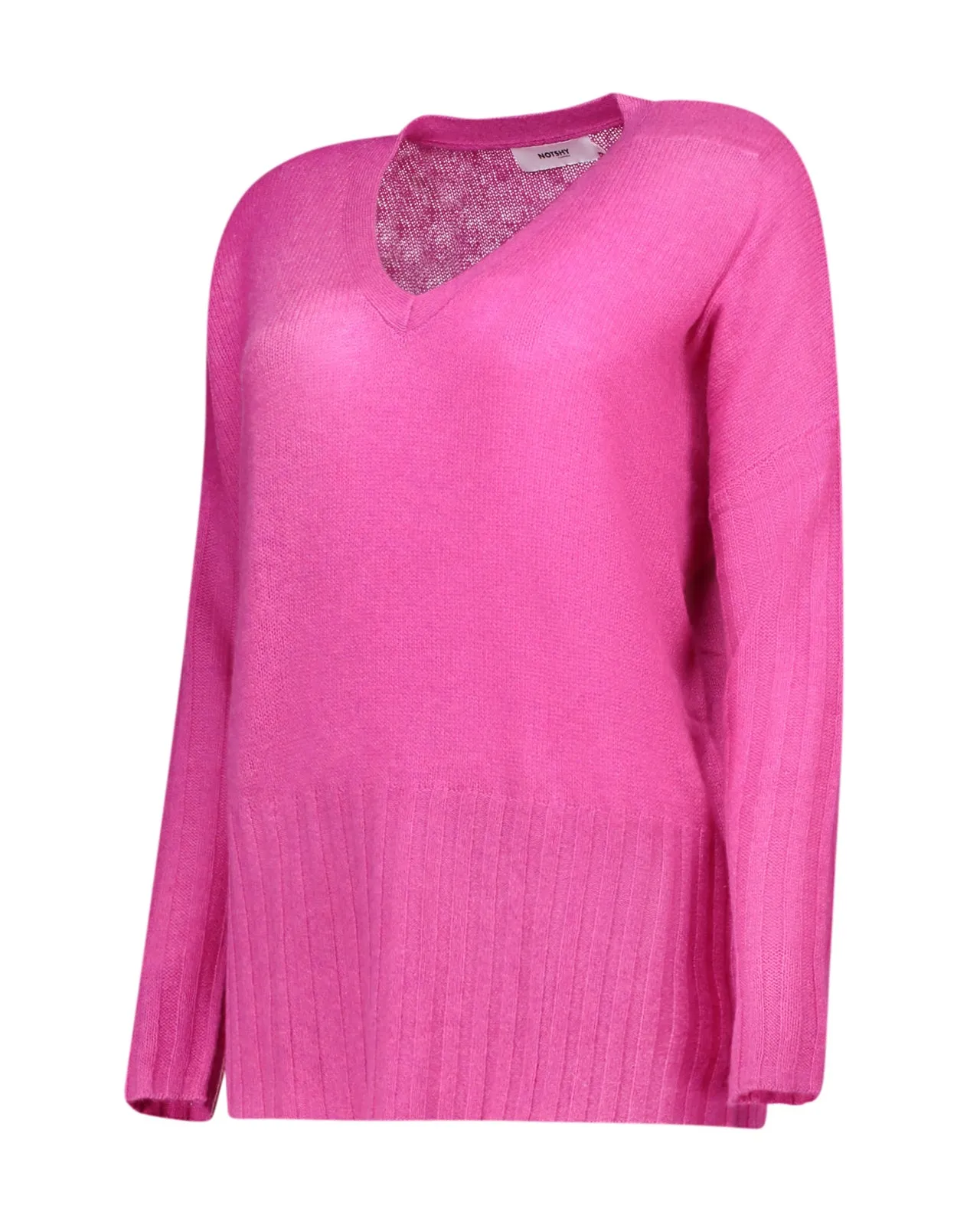 Maglione Maty cashmere fucsia