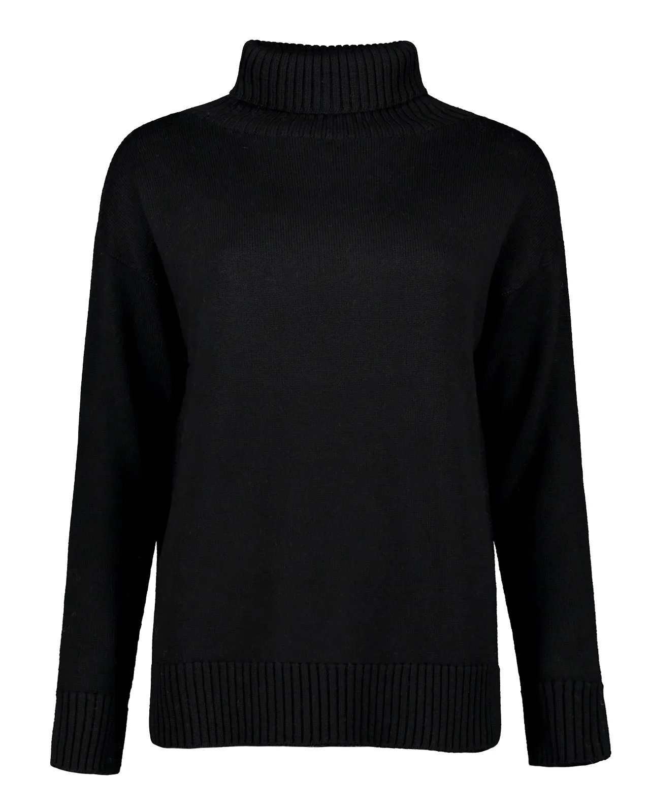 Maglione Orli lana nero